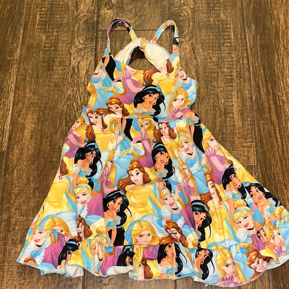 Disney Princess Boutique Dress Girls 3T Cinderella Belle Jasmine Rapunzel